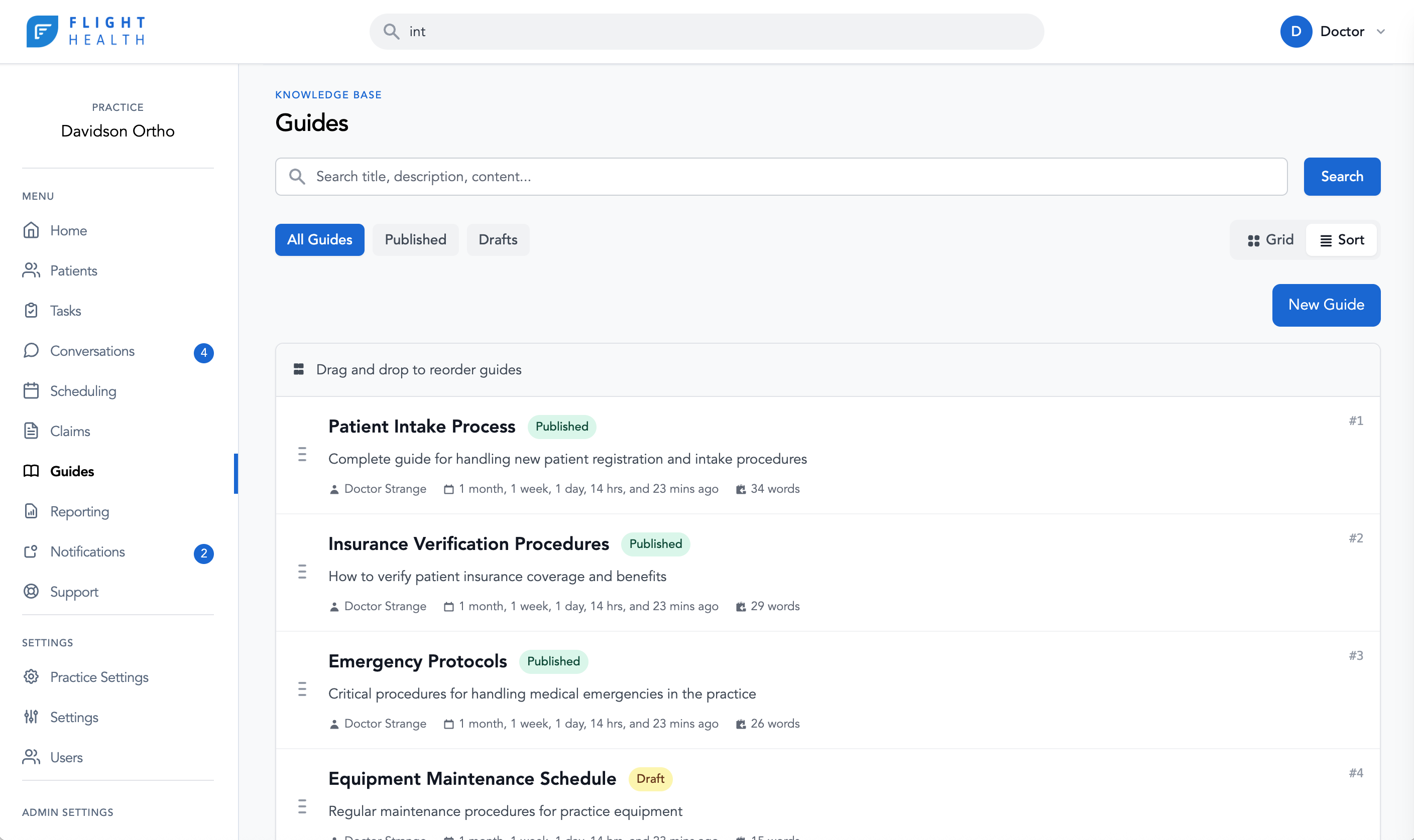 Flight Health SOP and Insurance Guides